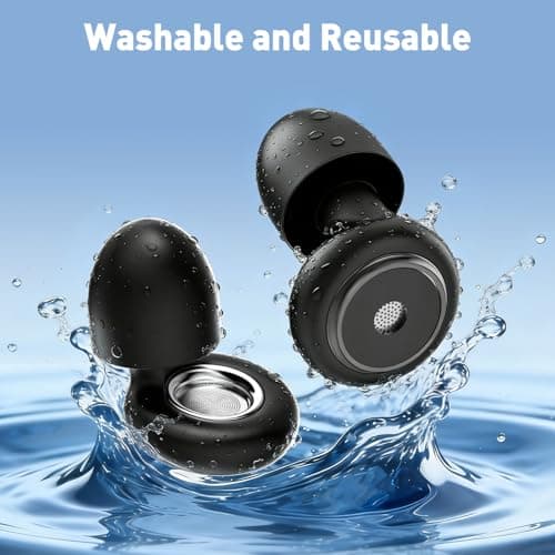 Ear Plugs for Sleep - 46dB Highest Noise Cancelling Earplugs, Flexible Silicone Reusable Ear Plug for Noise Reduction with Case & 8 Eartips, for Protection Sleep, Noise Sensitivity, Study & Work — view 4
