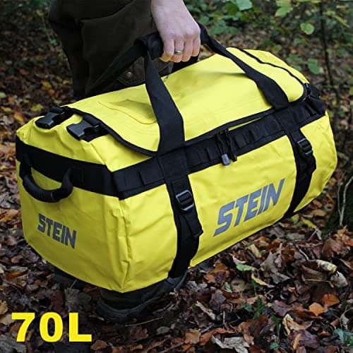 Heavy Duty Kit Bag 70L Orange – PVC Tarpaulin Water-Repellent Holdall for Professional Work & Travel – STEIN Metro — view 6