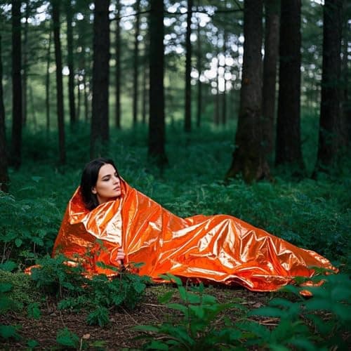 2 PCS Emergency Sleeping Bag,Bivvy Bag,Survival Sleeping Bag,Camping Bivy Sacks,Emergency Blankets,Survival Sleeping Bag for Camping and Outdoor Hiking — view 6