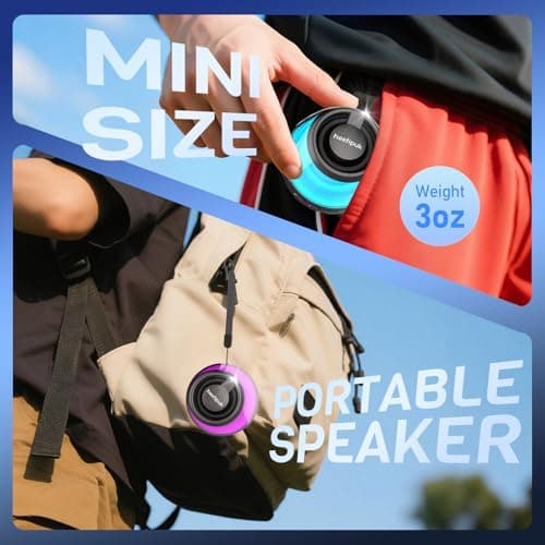 heetipuk Mini Magnetic Bluetooth Speaker, Loudspeaker with Bass Diaphragm — view 4