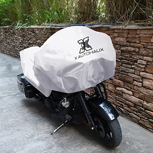 X AUTOHAUX XL Motorcycle Cover Half Cover for Full Dress Touring Cruiser — view 3