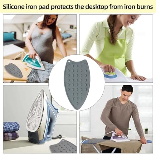 Bansusu 1 Pc Ironing Mat Multipurpose Iron Hot Silicone Rubber Resistant — view 5