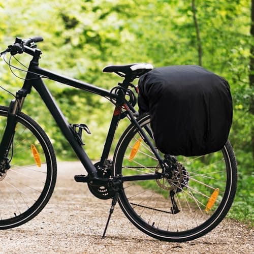 AKOOSY Cycling Bag Rain Cover for 40-50l Backpack, Black Polyester Taffeta — view 5
