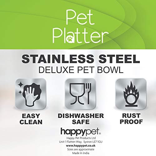 Pet Platter Stainless Steel Pet Bowl, 13.5 cm/5.5-Inch — view 2