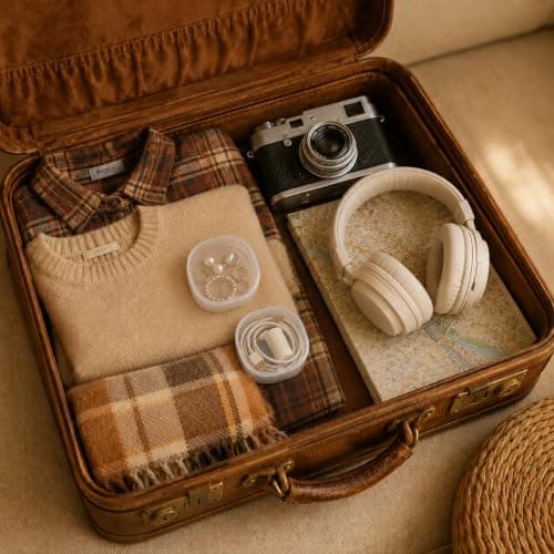 SULIKJHUI 4 Pcs Travel Cotton Round Holder, Portable Sealed Dispenser — view 3