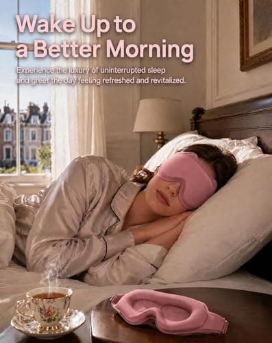 VLUNT 3D Contoured Sleep Mask for Sleeping Blackout Eye Mask — view 3