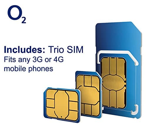 O2 SIM Card UK & Europe Prepaid PAYG with 25GB data, unlimited minutes & text bundle for 30 days - worth £15 — view 4