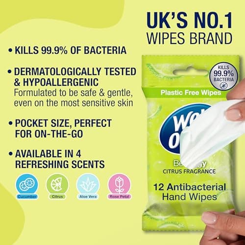 Wet Ones Be Zingy - Antibacterial Biodegradable Hand Wipes - 144 Wipes — view 2