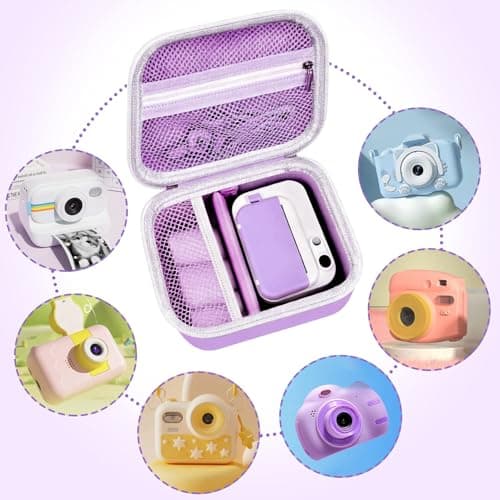 Kids Camera Case Compatible with ETIKEZ/Hangrui/HiMont/CalineGam/TIATUA — view 4