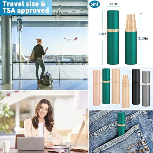5ml 1-Pack Travel Refillable Perfume Atomiser Bottle, Perfume Refill Bottle — view 5