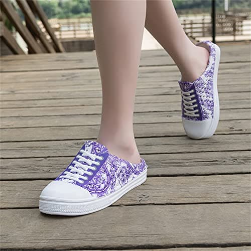 Women's Garden Clogs Breathable Shoes Bathing Shoes Beach Shoes Water Shoes Footwear Slippers Walking Shoes Home Travel Shoes Purple — view 3