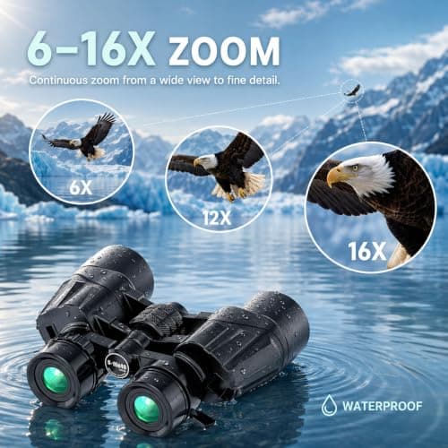 6-16x40 HD Zoom Binoculars for Adults, — view 2