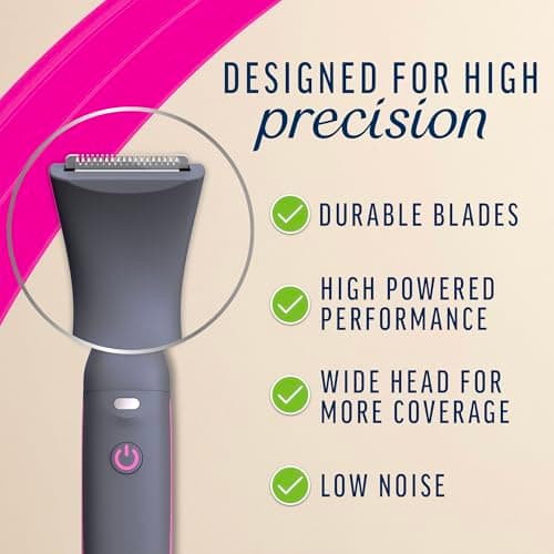 Veet Expert Women's Electric All-in-One Trimmer, Bikini, Face & Body — view 5