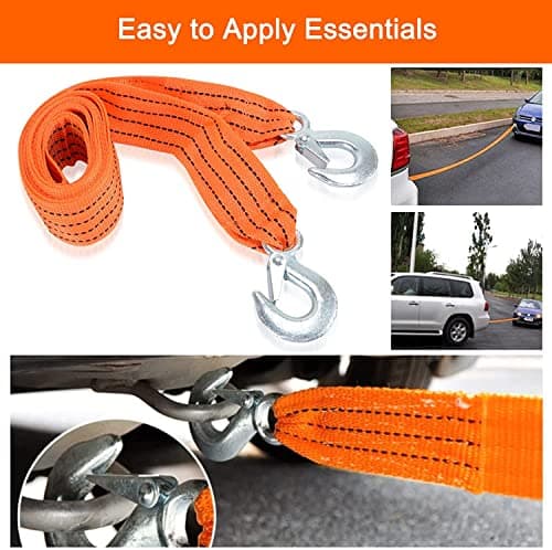 KAHEIGN 12 in 1 Car Emergency Kits, Auto Safety Tools Car Breakdown Kit Included Warning Triangle, Visibility Vest, Tow Rope, Utility Hammer, Jump Lead, Car Fuse, Storage Bag - for EU Road Assistance — view 5