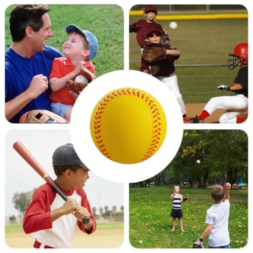 Soft Baseball Balls - 6 Piece Training Stress Ball Set for Kids — view 4