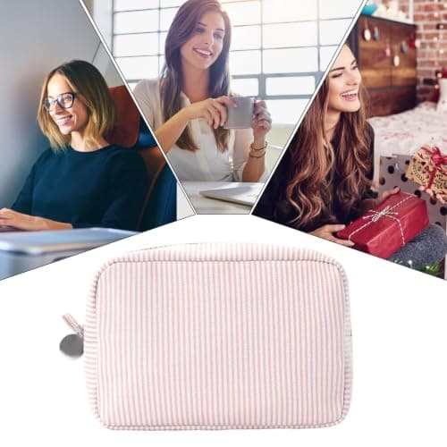 Travel Cosmetic Bags for Women Travel Case Pouch Zipper Aesthetic — view 4