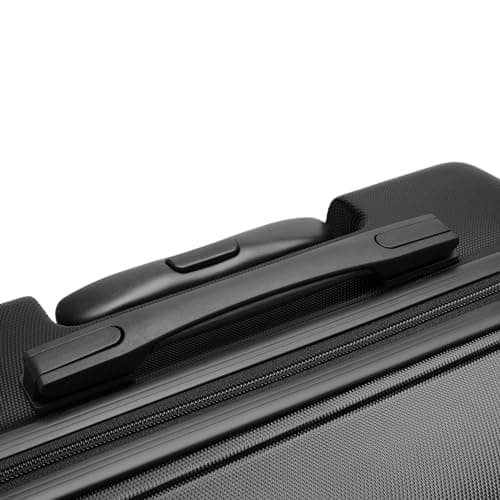 Kono Cabin Suitcase Hard Shell,ABS+PC Hand Luggage Trolley,Black — view 5