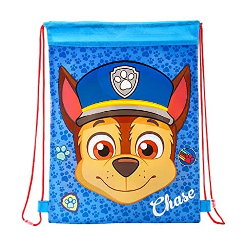 Paw Patrol Waterproof And Lightweight Drawstring Bag for Kids