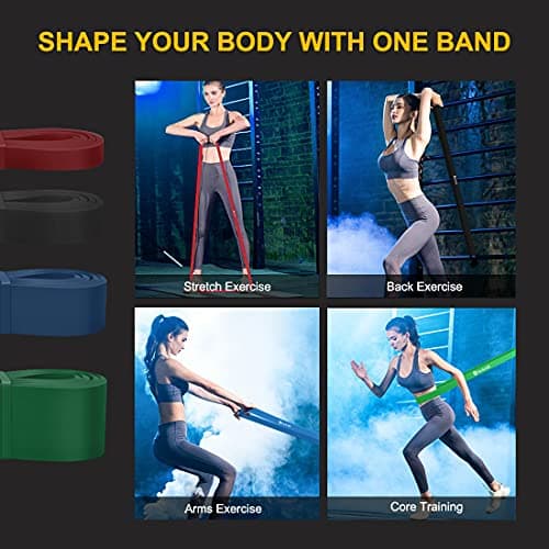 Nsyee Resistance Bands Pull Up, Heavy Exercise Band for Strength Training — view 4