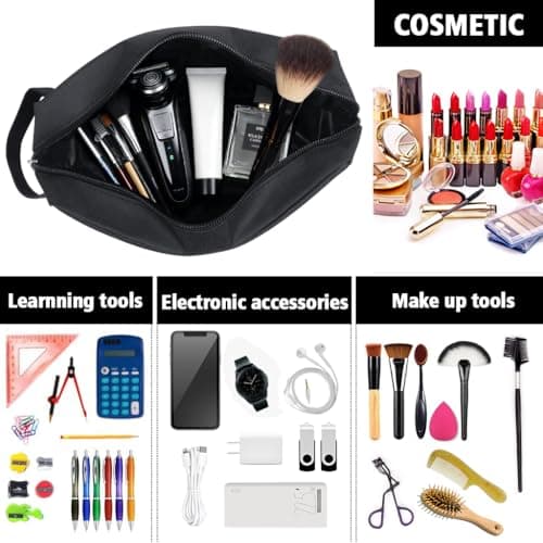 XYGK Toiletry Bag for Women and Men, Medium Travel Wash Bag with Handle — view 4