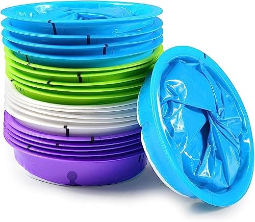 20Pack Vomit Bags Disposable Barf Bags,1000ml High Density Emesis Bags with Snap,Perfect for Morning Sickness,Kids,Pregnant Woman,Car Motion Sickness,Airsick