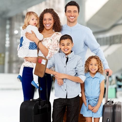 FINTIE Passport Holder Travel Wallet for Family — view 2