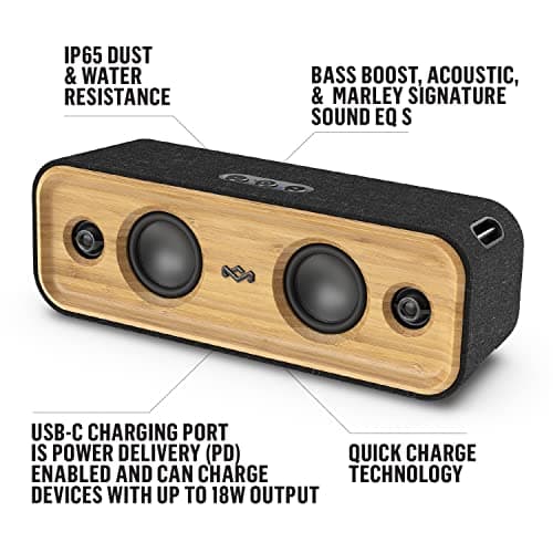 House of Marley Get Together 2 Portable Bluetooth Speaker - 40W Loud — view 3