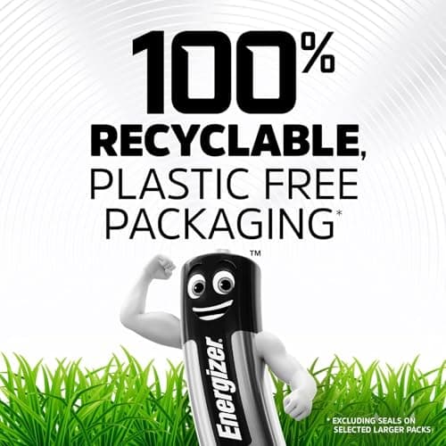 Energizer Advanced - AAA Batteries (12 Pack) - Triple A Battery 1.5V - Up to 100% Longer Lasting - Ideal for High-Drain Devices - 0% Plastic Packaging - 10 Year Shelf Life [Amazon Exclusive] — view 5