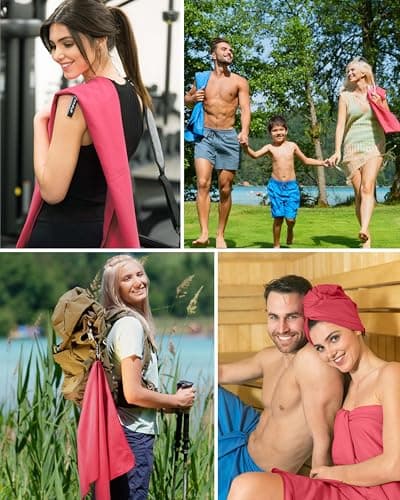 Fit-Flip Microfibre Towel - Compact, Ultra lightweight & Quick dry — view 5