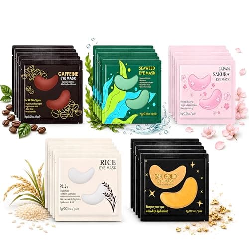 25Pairs Collagen Eye Patches for Dark Circles, Pamper Gifts for Women
