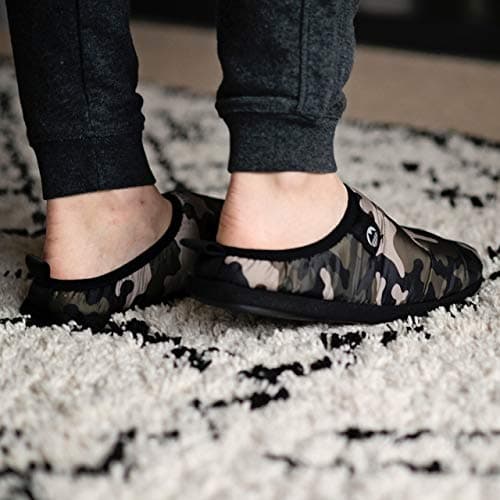 Lakeland Active Men's Wolfa Ultra-Warm Synthetic Down Camping Style Slippers With Memory Foam - Camo - 9 UK — view 3