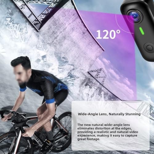2K Body Camera, 1080P Magnetic Wearable Action Camera, Hands-Free Thumb pov Cameras With Motion Detection, Portable Vlogging Video Recorder For Sports, Work, Travel, Pet Recording(Black) — view 3