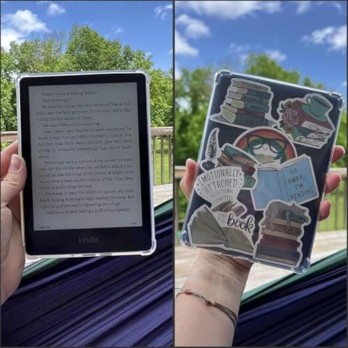 TQQ Case for 7" Kindle Paperwhite and Kindle Colorsoft, Clear — view 3