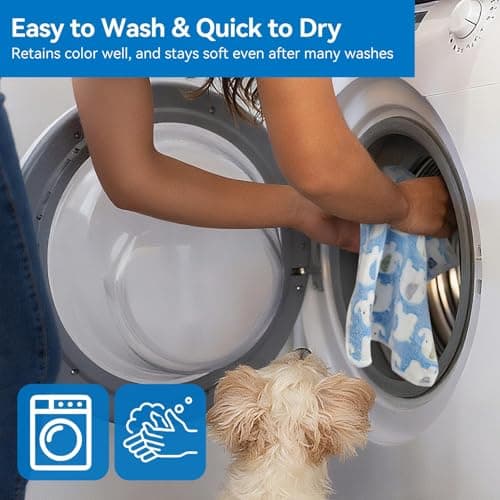 Neerow Dog Blanket Washable, 60 × 40 cm Cat Blanket, 2 Pack — view 3