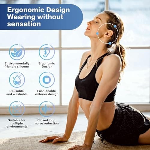 1 Pair Motorcycle Ear Plugs – 27dB Noise Reduction for Wind & Engine Noise, Reusable Soft Silicone Earplugs for Riding, Outdoor Sports, Sleep & Travel, Comfortable Hearing Protection for Men & Women — view 4