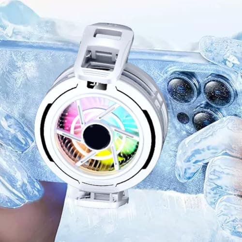 Magnetic Cooler for Phone Tablet Cooling with LED Display — view 4