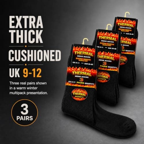 ZANGOC Thermal Socks 3Pack Extra Warm Thick Sock For Men & Women — view 3