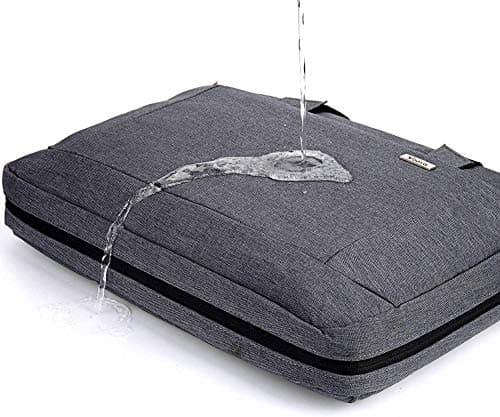Voova Laptop Bag Case 17 17.3 Inch Computer Sleeve Messenger Bag, Grey — view 5