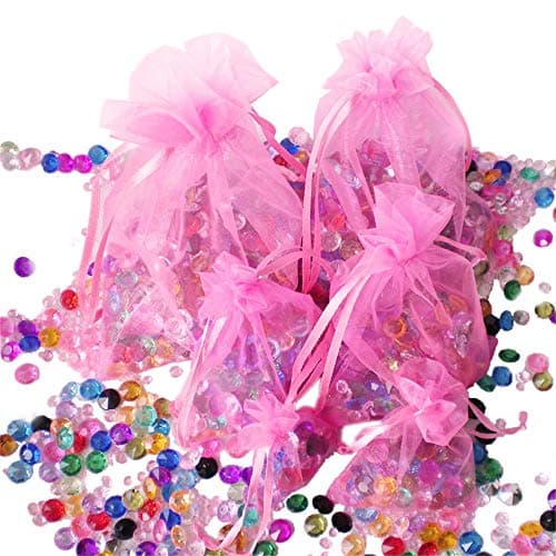 Time to Sparkle 25 Pcs Organza Gift Bags - Silver 20x30cm — view 5