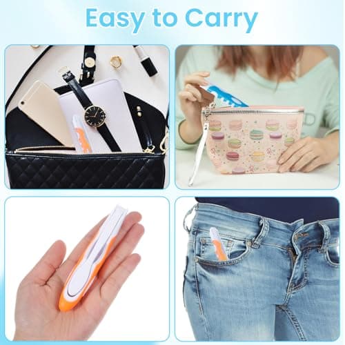 2 Pcs Travel Toothbrush, Portable Soft Toothbrush, Small Foldable Toothbrushes for Travel Camping Hiking — view 6