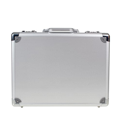 AR BRAND EST. 2021 Aluminium Briefcase Business Office Travel Work Laptop Attaché Bag (Silver) — view 6