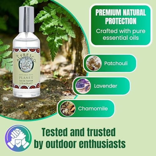 Alfresco - Planet, Anti Bug Bite Eau de Parfum, Natural Bug Repellent Perfume, Mosquito Repellent Spray with Essential Oils, Holiday Essentials Travel Size Insect Repellent - (50 ml, Unisex) — view 5