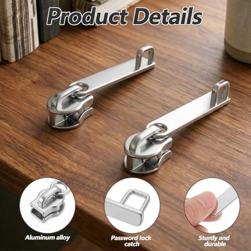 Shimmeroo 6PCS Replacement Zipper Pulls,Universal Luggage Zipper Pull — view 4