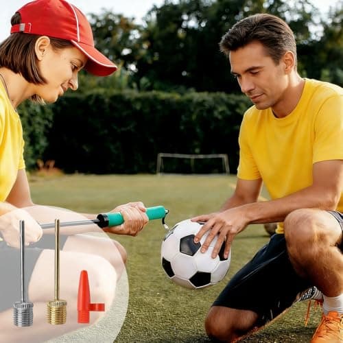 Bjotfhy Ball Pump Needles - Durable Stainless Steel Inflation Pins for Sports Balls, 20-Pack with 2 Adapters — view 6