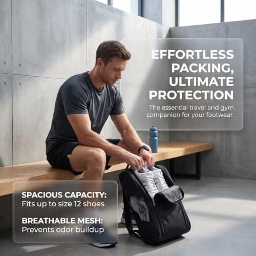 Waterproof Shoe Bag, Portable Unisex Durable Travel Storage — view 4