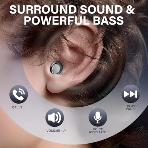 Wireless Earbuds, 2026 Mini Sleep Earbuds, Bluetooth 5.4 Headphones In Ear — view 5