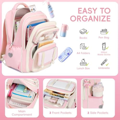 Tanou Girls Backpack Ergonomic School Bag Girl Children's Backpacks Cute — view 3