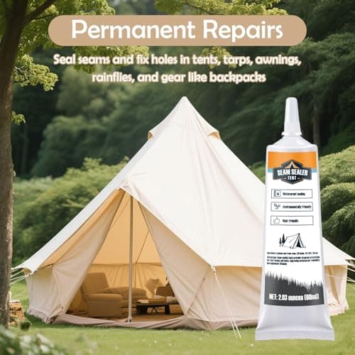 WAN2TLK 120ml Tent Seam Sealer, Repair Damaged/Seam Sealer Tent Fabric, Restore the Waterproof Barrier, for Camping/Hiking/Outdoor Gear - Clear — view 3