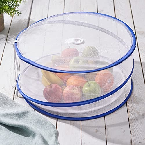 Bramble - Collapsible Pop-up Food Dome Covers, Insect Fly Proof Fine Mesh Screen Net Tents for Kitchen, and Outdoor BBQs, Picnics, Camping - 3 Sizes (10 Pack) — view 6