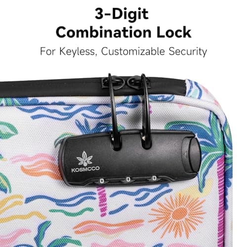 KOSMCCO Beach Locking Bag, Portable Safe, 9x7.5 Inch, Beach Day — view 4